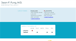 Desktop Screenshot of jasonfungmd.com