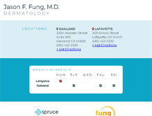 Tablet Screenshot of jasonfungmd.com